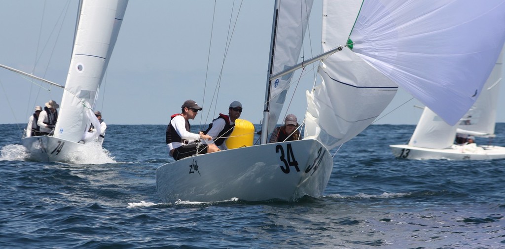 Zhik Etchells Australian Championships 2012 Julian Plante Two Speed coming into mark © Sail-World.com /AUS http://www.sail-world.com